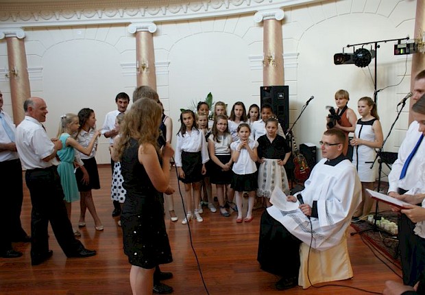 Przyjęcie prymicyjne ks. Łukasza Hołub