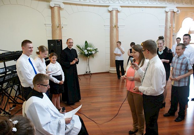 Przyjęcie prymicyjne ks. Łukasza Hołub