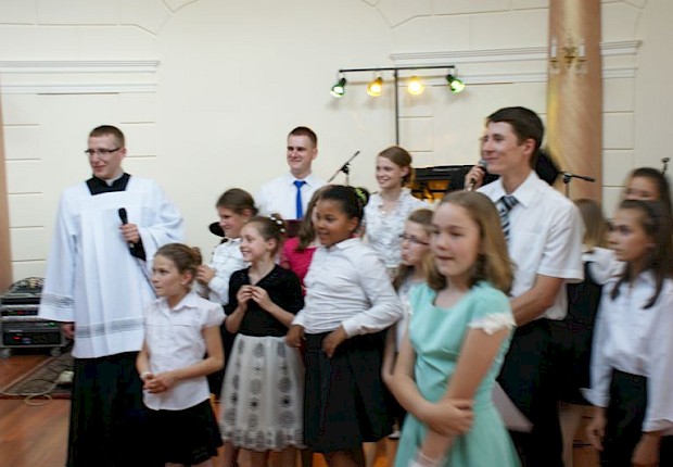 Przyjęcie prymicyjne ks. Łukasza Hołub