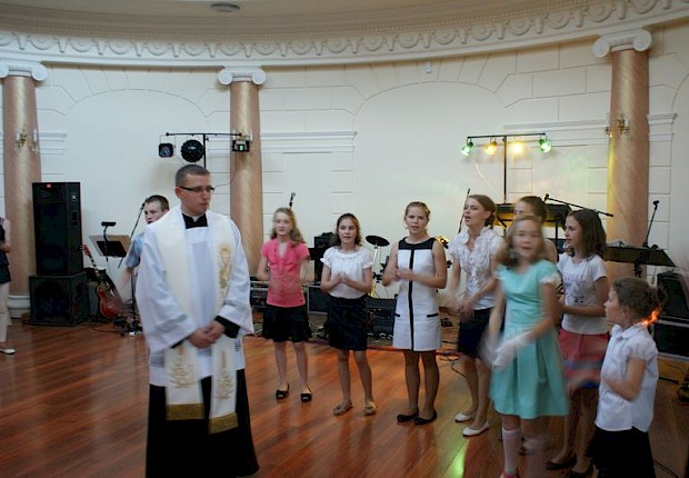 Przyjęcie prymicyjne ks. Łukasza Hołub