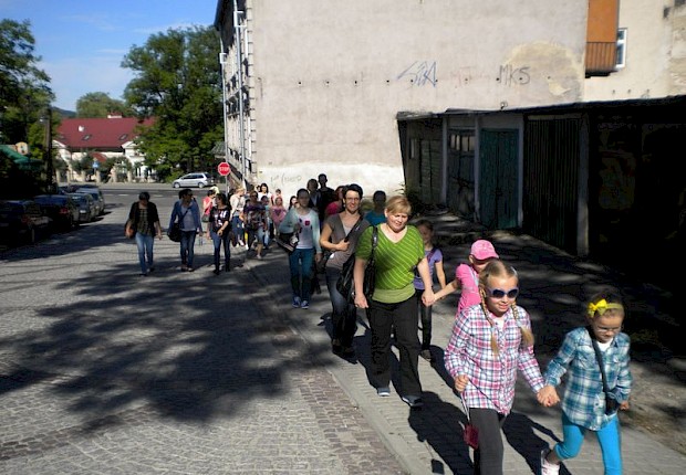Pielgrzymka dzieci komunijnych na Kalwarię Pacławską