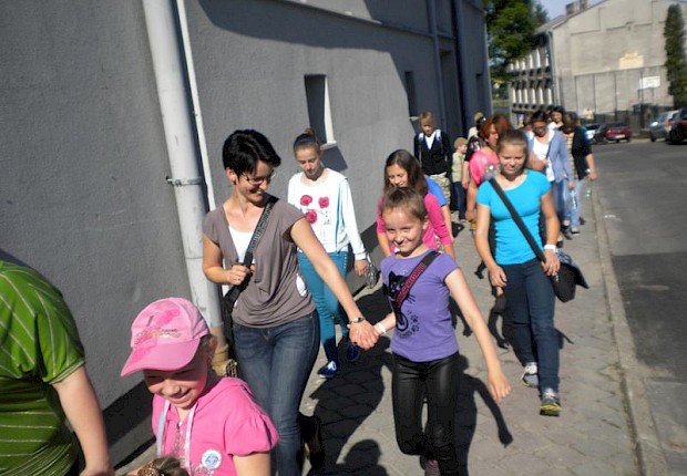 Pielgrzymka dzieci komunijnych na Kalwarię Pacławską