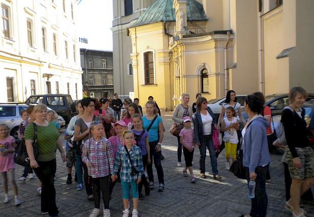 Pielgrzymka dzieci komunijnych na Kalwarię Pacławską