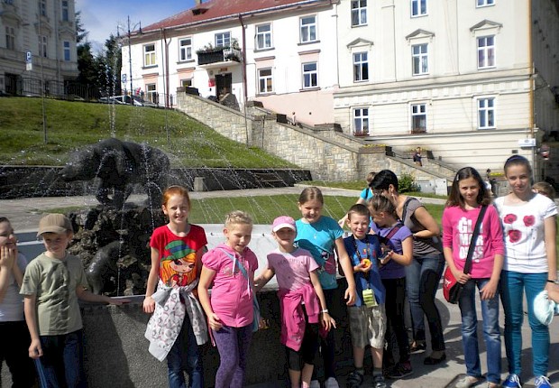 Pielgrzymka dzieci komunijnych na Kalwarię Pacławską