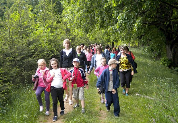 Pielgrzymka dzieci komunijnych na Kalwarię Pacławską
