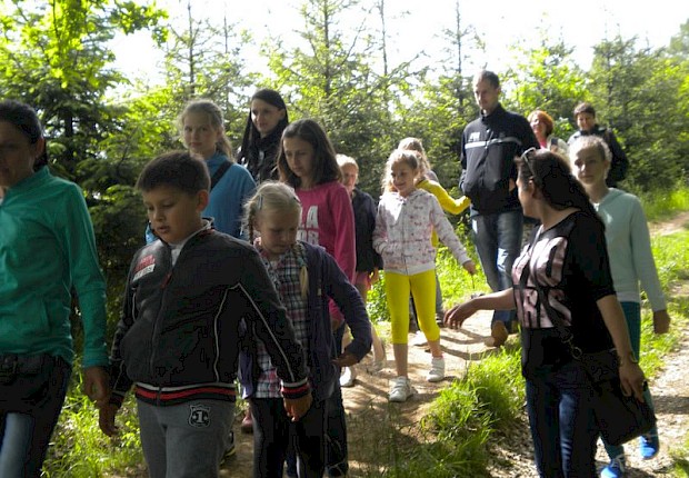 Pielgrzymka dzieci komunijnych na Kalwarię Pacławską