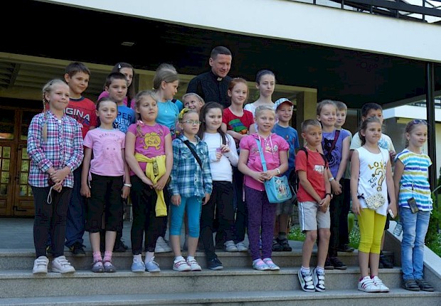 Pielgrzymka dzieci komunijnych na Kalwarię Pacławską