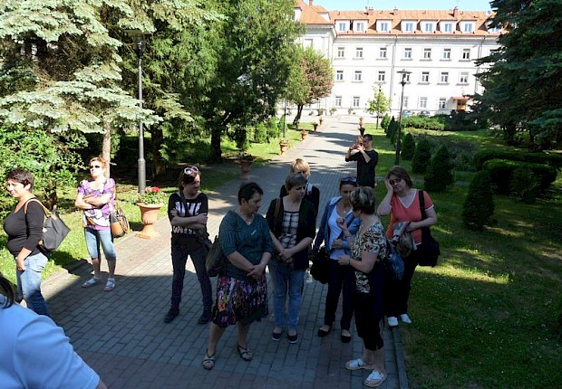 Pielgrzymka dzieci komunijnych na Kalwarię Pacławską