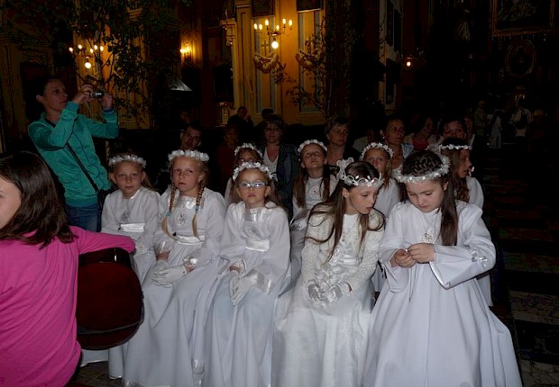 Pielgrzymka dzieci komunijnych na Kalwarię Pacławską