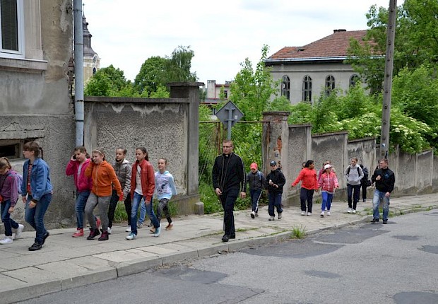 Pielgrzymka liturgicznej służby ołtarza do Kalwarii Pacławskiej