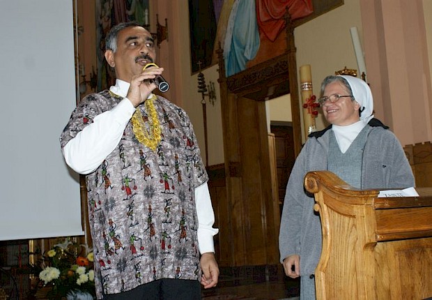 Spotkanie z misjonarzami z Afryki: s. Elżbietą i br. Miltonem