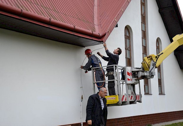 Montaż instalacji odgromowej