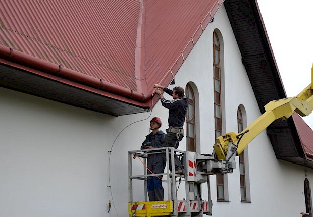 Montaż instalacji odgromowej
