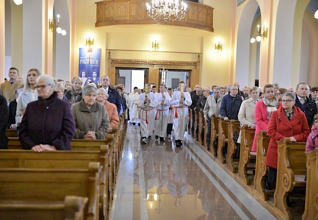 Wprowadzenie relikwii św. Jana Pawła II