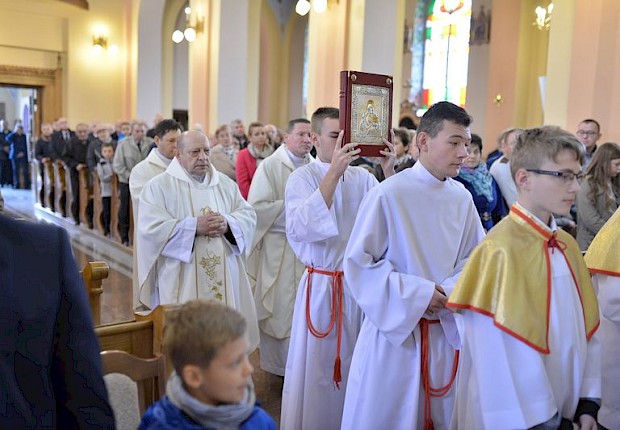 Wprowadzenie relikwii św. Jana Pawła II