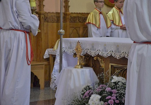 Wprowadzenie relikwii św. Jana Pawła II
