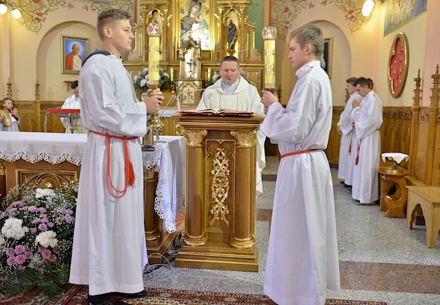 Wprowadzenie relikwii św. Jana Pawła II