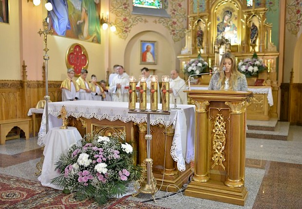 Wprowadzenie relikwii św. Jana Pawła II