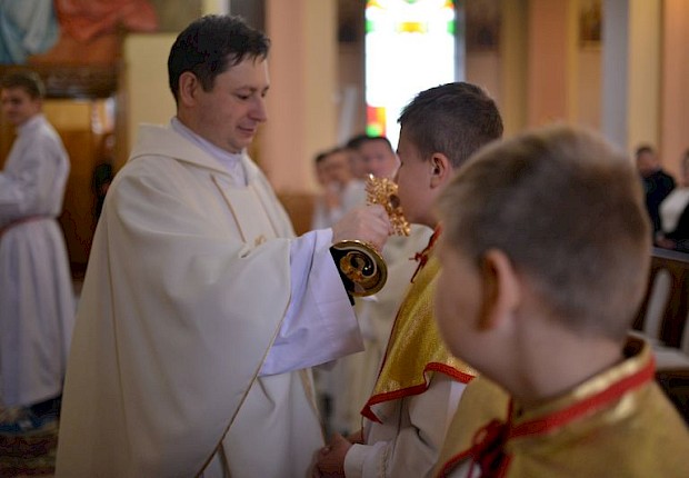 Wprowadzenie relikwii św. Jana Pawła II