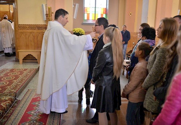 Wprowadzenie relikwii św. Jana Pawła II