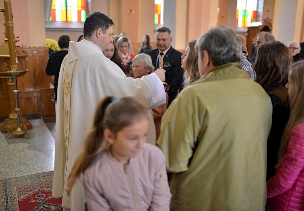 Wprowadzenie relikwii św. Jana Pawła II