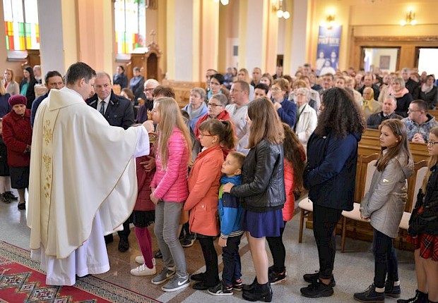 Wprowadzenie relikwii św. Jana Pawła II