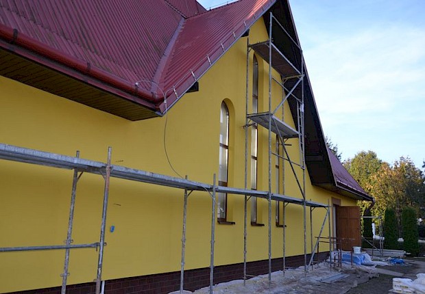 Termomodernizacja kościoła w Ożańsku - zakończenie prac