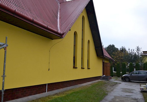 Termomodernizacja kościoła w Ożańsku - zakończenie prac