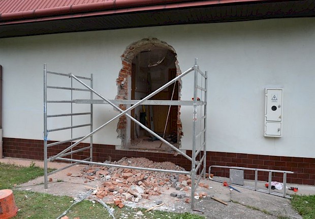 Termomodernizacja kościoła w Ożańsku - elewacja i zaplecze
