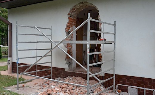 Termomodernizacja kościoła w Ożańsku - elewacja i zaplecze