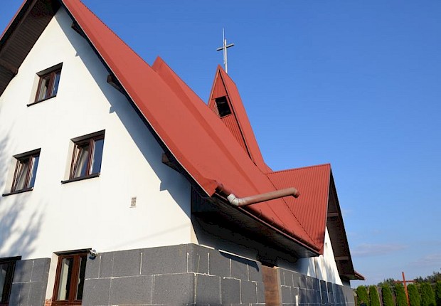 Termomodernizacja kościoła w Ożańsku - elewacja i zaplecze
