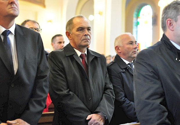 65 rocznica śmierci gen. Jarosza - Kamionki - poświęcenie i odsłonięcie tablicy pamiątkowej