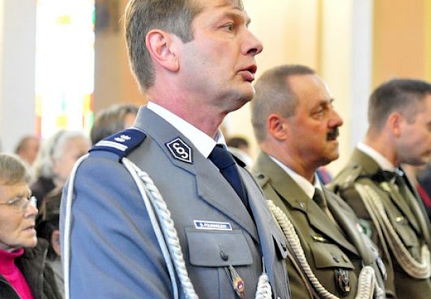 65 rocznica śmierci gen. Jarosza - Kamionki - poświęcenie i odsłonięcie tablicy pamiątkowej