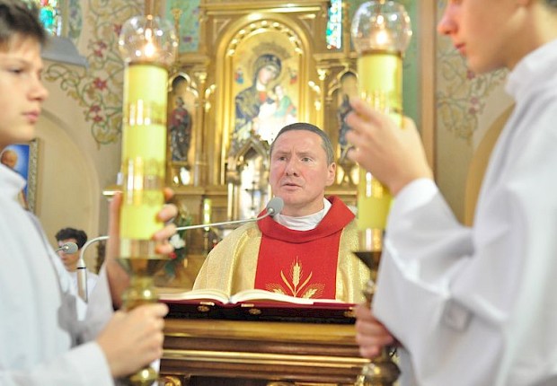 65 rocznica śmierci gen. Jarosza - Kamionki - poświęcenie i odsłonięcie tablicy pamiątkowej