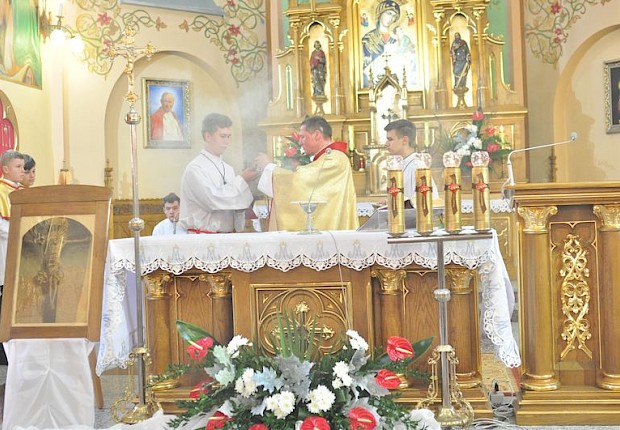 65 rocznica śmierci gen. Jarosza - Kamionki - poświęcenie i odsłonięcie tablicy pamiątkowej