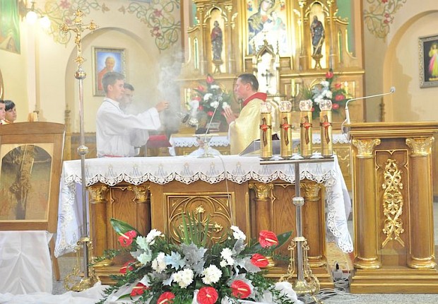 65 rocznica śmierci gen. Jarosza - Kamionki - poświęcenie i odsłonięcie tablicy pamiątkowej