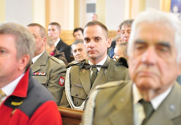 65 rocznica śmierci gen. Jarosza - Kamionki - poświęcenie i odsłonięcie tablicy pamiątkowej