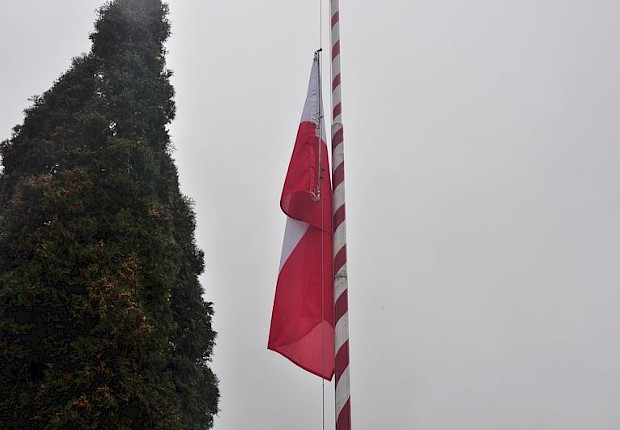 65 rocznica śmierci gen. Jarosza - Kamionki - poświęcenie i odsłonięcie tablicy pamiątkowej