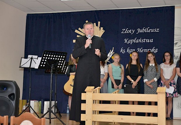 Złoty Jubileusz Kapaństwa ks. kan. Henryka Stopy