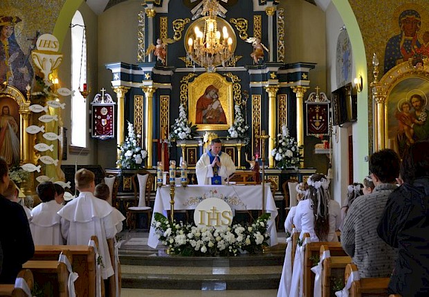 Pielgrzymka dzieci komunijnych do Sanktuarium Matki Bożej Pięknej Miłości