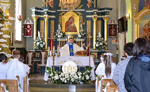 Pielgrzymka dzieci komunijnych do Sanktuarium Matki Bożej Pięknej Miłości
