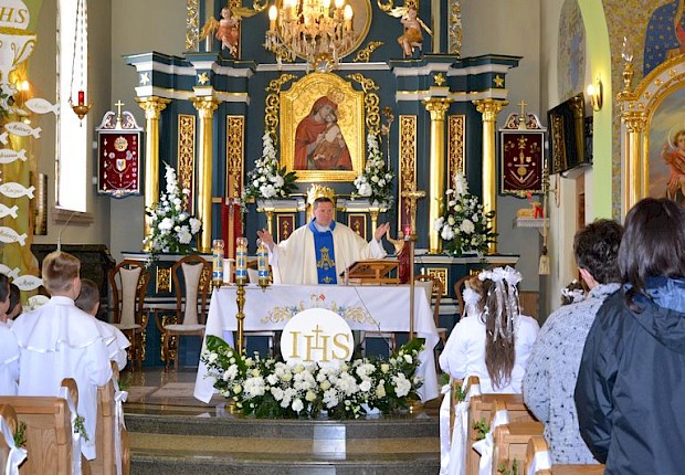 Pielgrzymka dzieci komunijnych do Sanktuarium Matki Bożej Pięknej Miłości