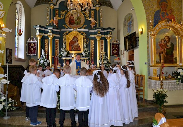 Pielgrzymka dzieci komunijnych do Sanktuarium Matki Bożej Pięknej Miłości