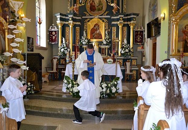 Pielgrzymka dzieci komunijnych do Sanktuarium Matki Bożej Pięknej Miłości