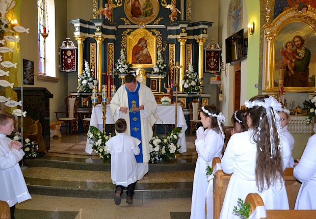 Pielgrzymka dzieci komunijnych do Sanktuarium Matki Bożej Pięknej Miłości