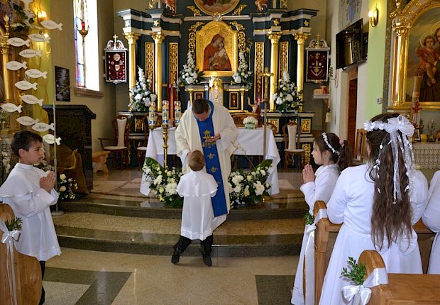 Pielgrzymka dzieci komunijnych do Sanktuarium Matki Bożej Pięknej Miłości