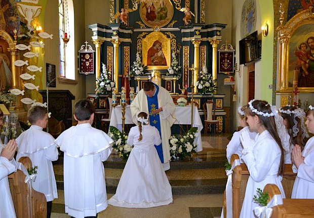 Pielgrzymka dzieci komunijnych do Sanktuarium Matki Bożej Pięknej Miłości