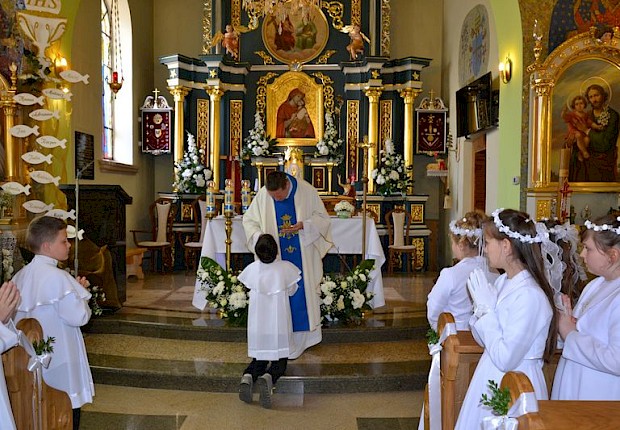 Pielgrzymka dzieci komunijnych do Sanktuarium Matki Bożej Pięknej Miłości