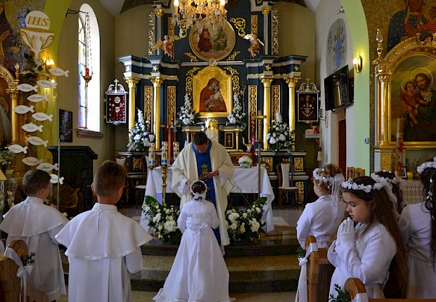 Pielgrzymka dzieci komunijnych do Sanktuarium Matki Bożej Pięknej Miłości