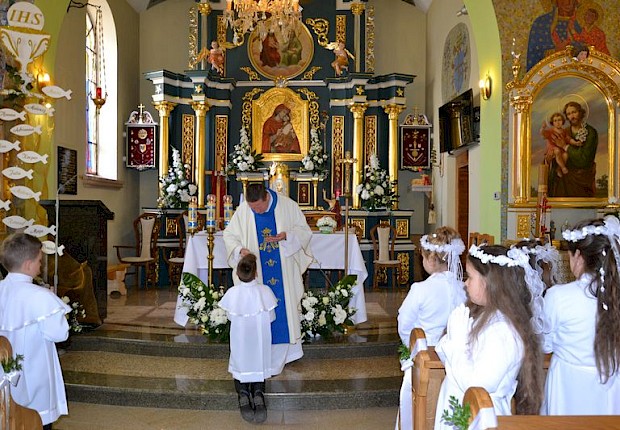 Pielgrzymka dzieci komunijnych do Sanktuarium Matki Bożej Pięknej Miłości